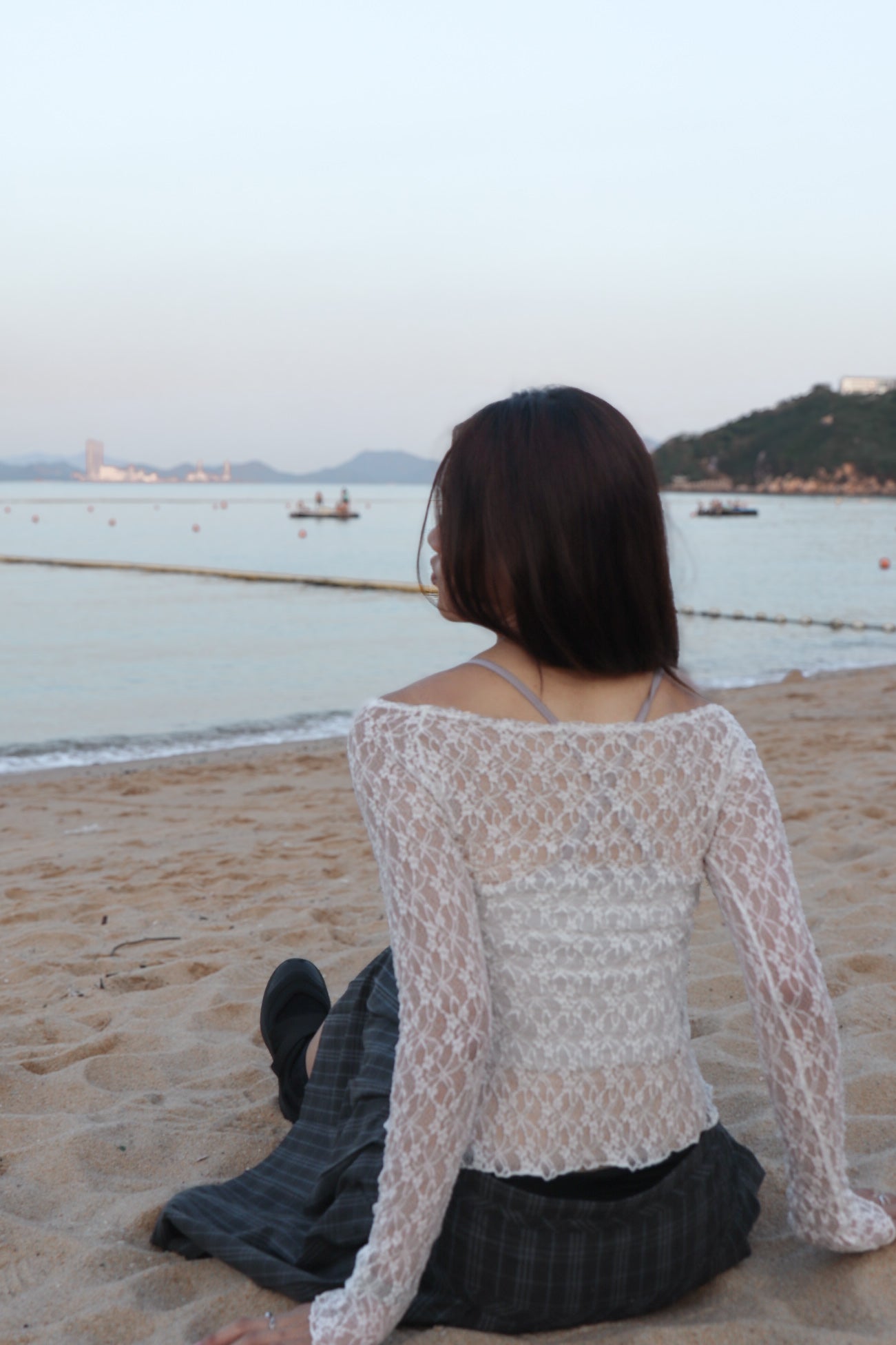 Rosey Lace Top ( White )