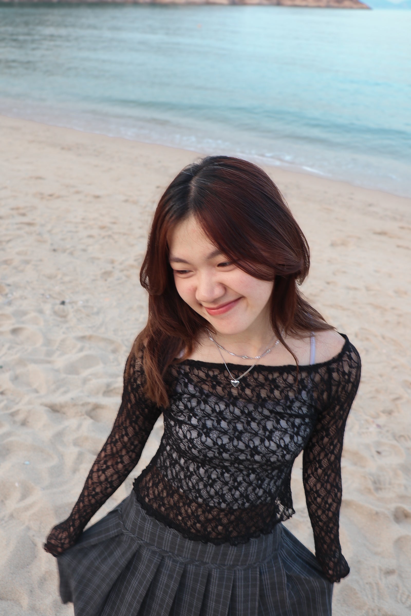 Rosey Lace Top ( Black )