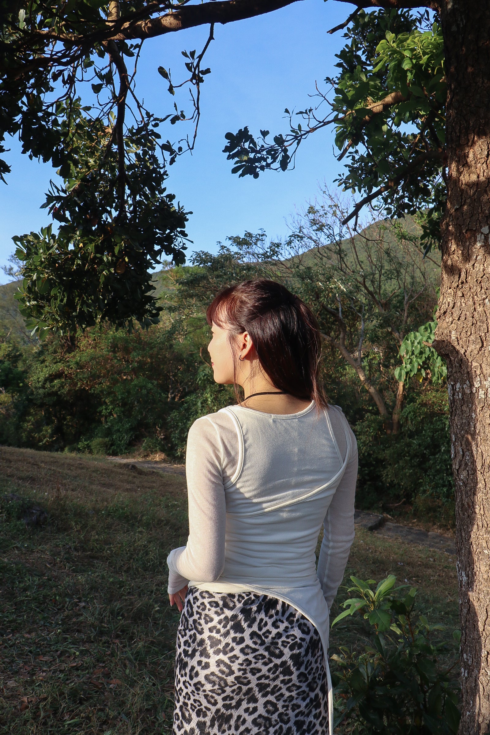 Layered Sleeveless Set (White)