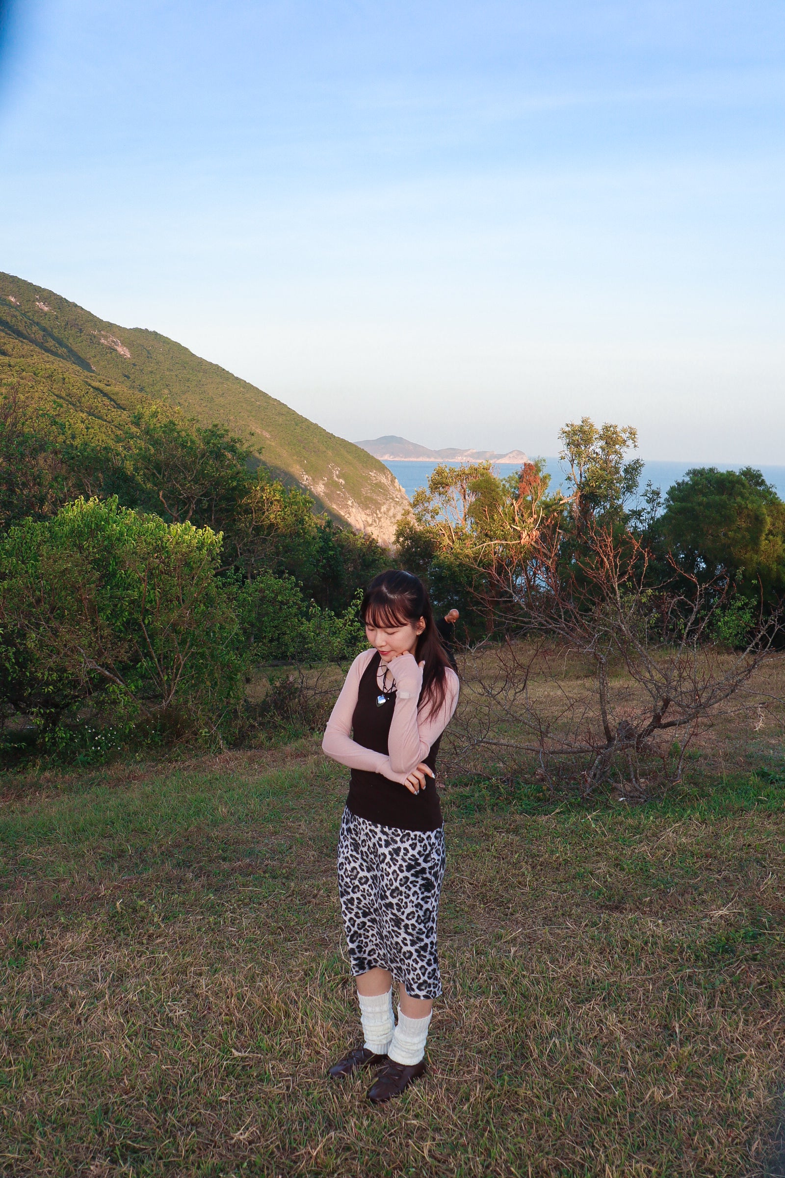 Layered Sleeveless Set (Brown)