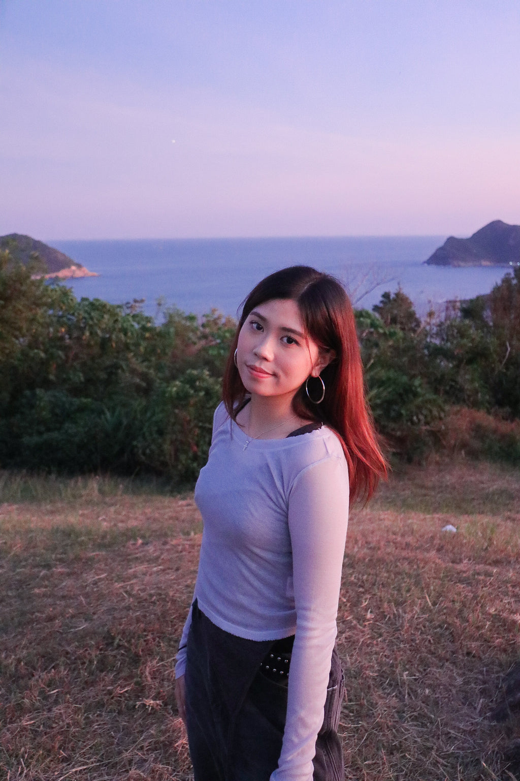 Marshmallow Sheer Top (Baby Blue)