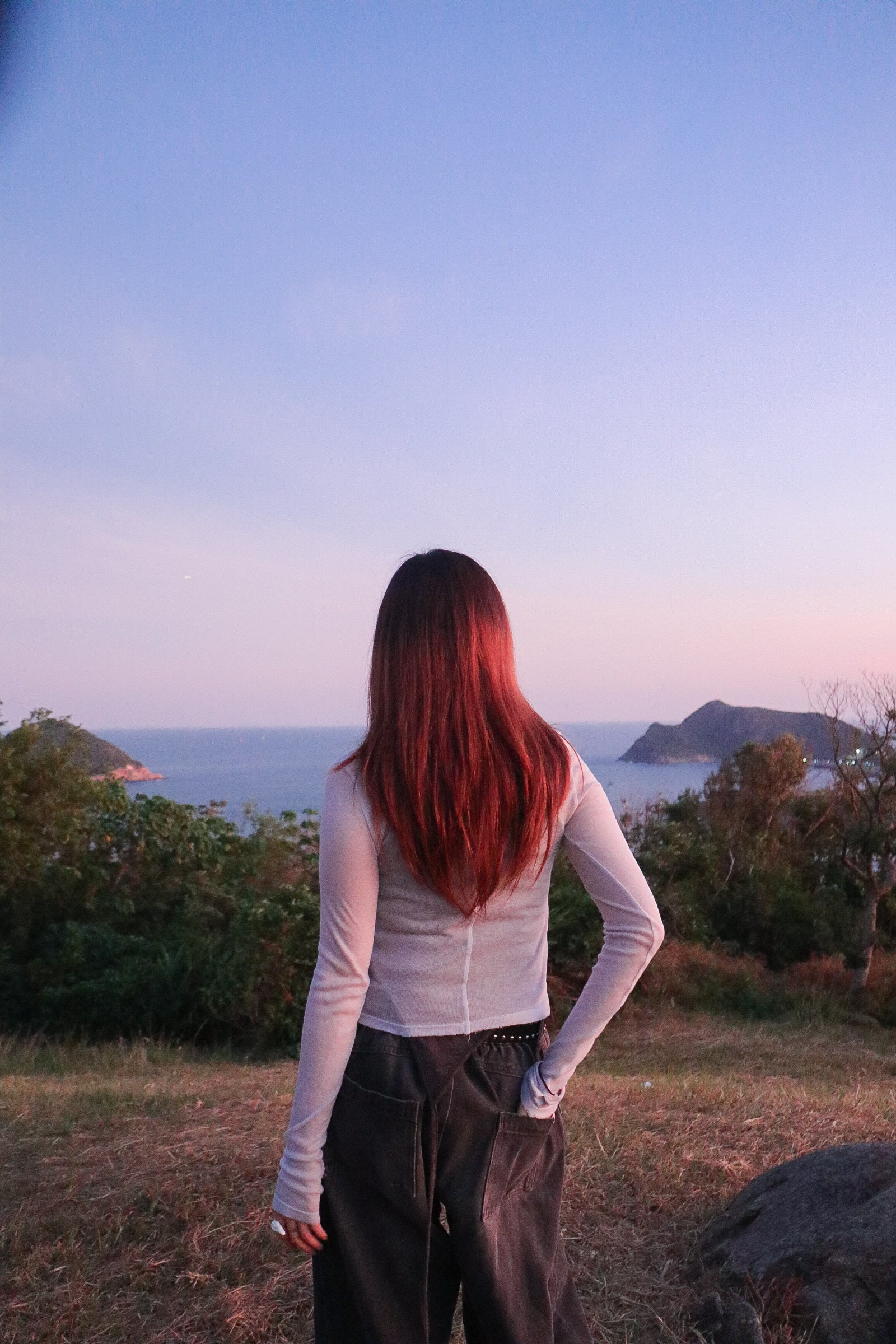 Marshmallow Sheer Top (Baby Blue)